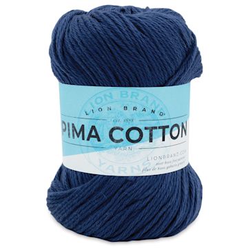 Open in modal - Lion Brand Pima Cotton Yarn - Blueprint, 186 yards