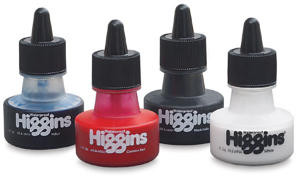 Higgins Ink Waterproof India Ink 1oz