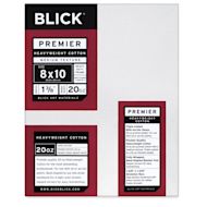 Blick Premier Heavyweight Stretched Cotton Canvas - 8" x 10", 1-3/8" Profile