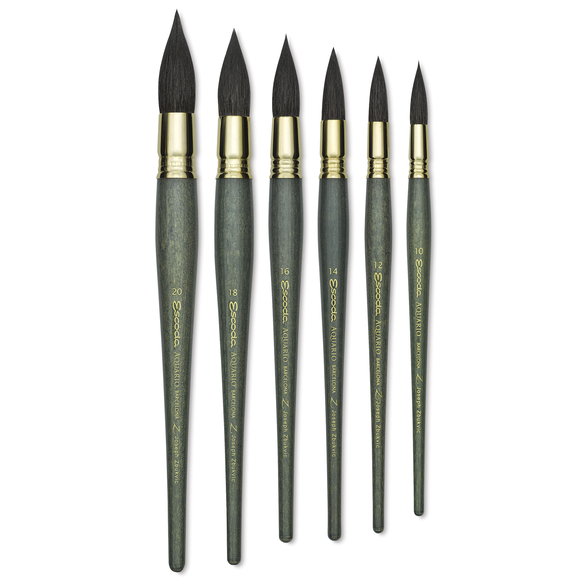 Escoda Optimo Kolinsky Sable Watercolor Brushes