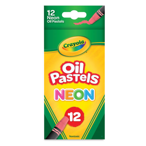 Crayola Oil Pastels - Neon Colors, Set of 12