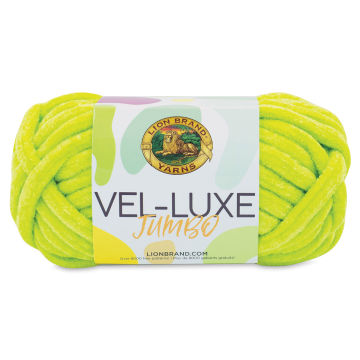 Lion Brand Vel-Luxe Jumbo Yarn - Tender Shoots, 21 yards