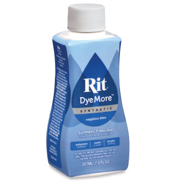 Synthetic Rit Dye More Liquid Fabric Dye – Wide Selection of Colors – 7  Ounces - Sapphire Blue