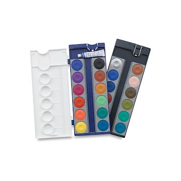 Open in modal - Pelikan Gouache Pans - Set of 24, Set open