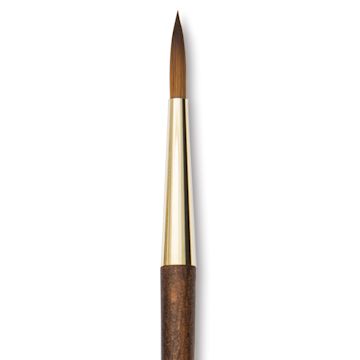 Open in modal - Isabey Vintage Isaqua Synthetic Brush - Round, Size 8, Short Handle