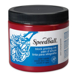Speedball Water-Soluble Block Printing Ink - Process Magenta, 16 oz