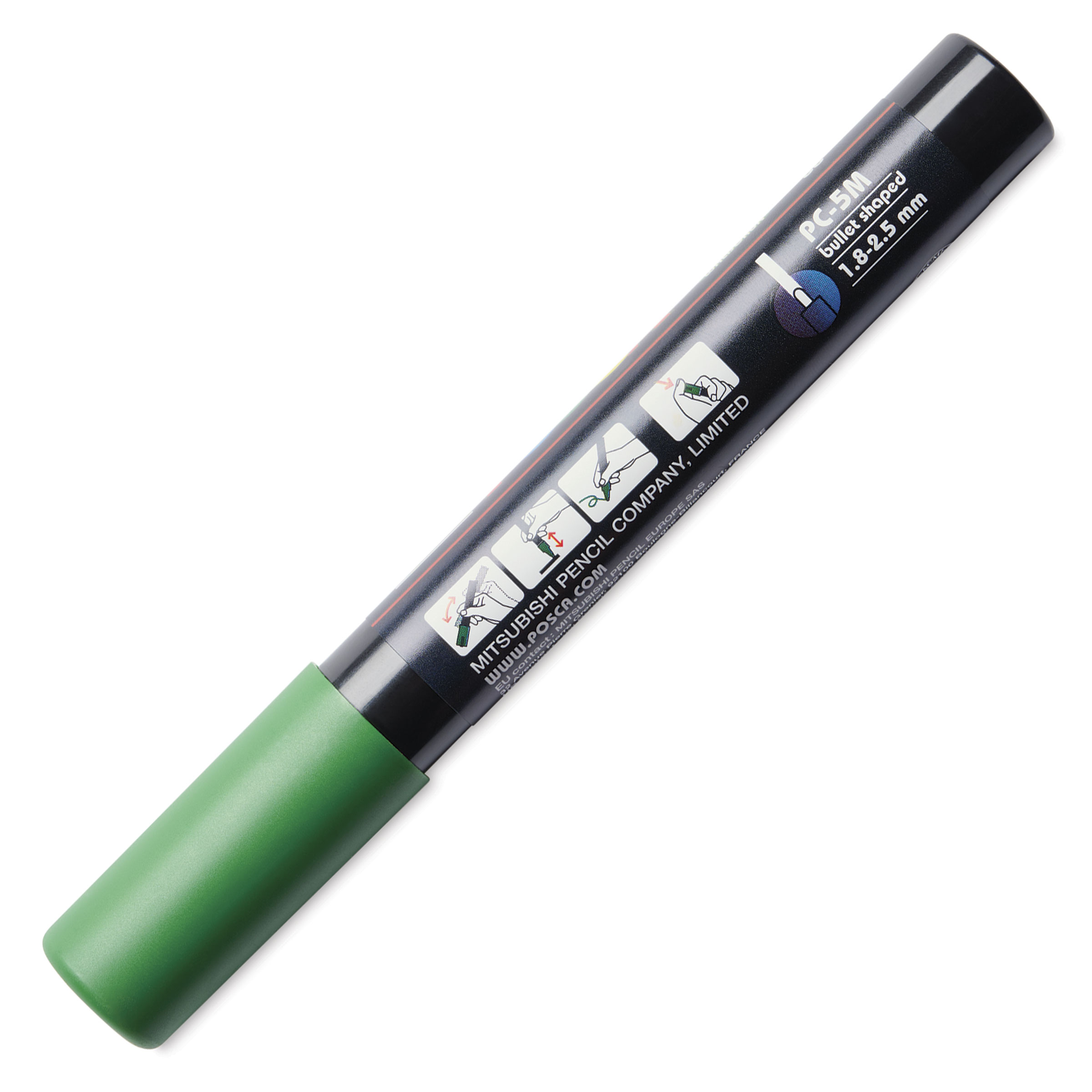 Posca Paint Marker - Forest Green, Medium Bullet Tip, 1.8