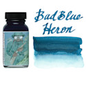 Noodler's Ink Fountain Pen Ink - Bad Blue Heron, 3 oz
