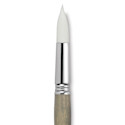 Escoda Perla Toray White Synthetic Brush - Round, Short Handle, Size 20