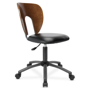 Studio Designs Ponderosa Chair - Side angle of chair showing height adjustment lever and 5 legs