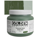 Golden Heavy Body Artist Acrylics - Chromium Oxide Green Dark, oz Jar