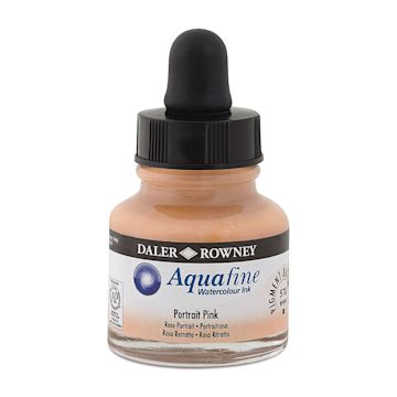 Open in modal - Daler-Rowney Aquafine Watercolour Ink - Portrait Pink