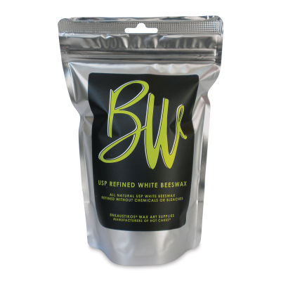 U.S. Pharmaceutical Grade Beeswax - White, 16 oz bag