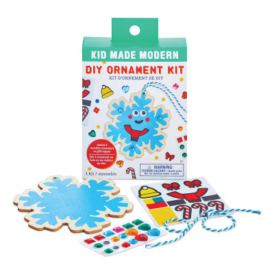 Kid Made Modern DIY Ornament Kit - Snowflake (package with contents)