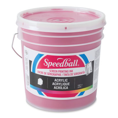 Speedball Permanent Acrylic Screen Printing Ink - Process Magenta, Gallon