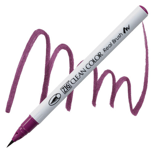 Zig Clean Color Real Brush Marker Deep Red Grape 812