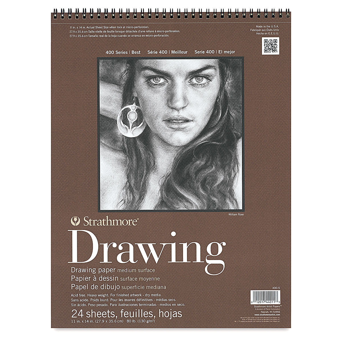 Strathmore Drawing Paper Pads - 400 Series Heavy-weight, 14 x 17 - 2 –  innovationssa