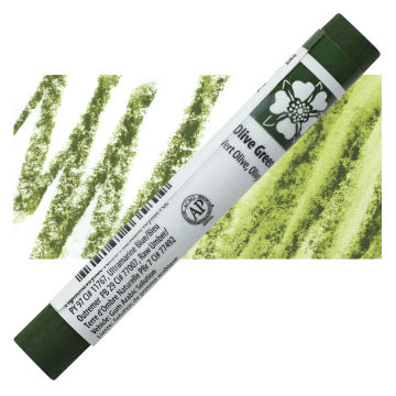 Daniel Smith Watercolor Stick - Olive Green (swatch and stick)