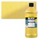 Blick Student Tempera Paint - Metallic Gold, 32 oz Bottle and swatch