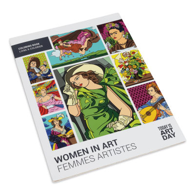 Today Is Art Day Art History Coloring Book - Women in Art (front cover)