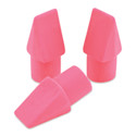 Helix Pencil Cap Erasers - Pink, Pkg of 12
