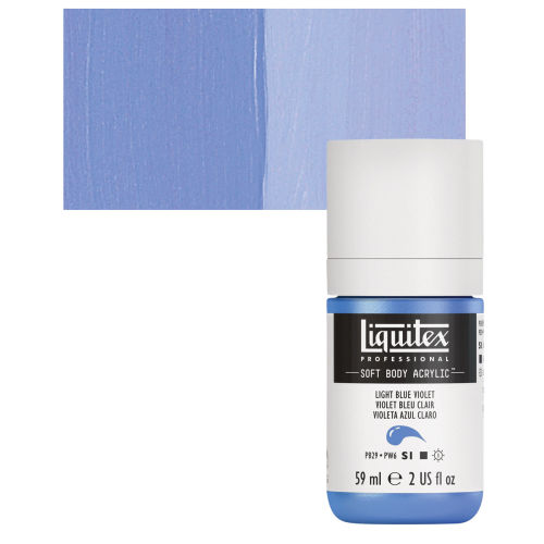 Liquitex Soft Body Artist Acrylic - Light Blue Violet, 59 ml