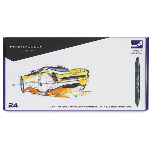 Prismacolor Premier Dual-Ended Art Marker Set - Set of 48 with