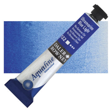 Daler-Rowney Aquafine Watercolors and Sets - Ultramarine Blue Light, 8 ml, Tube