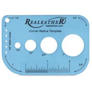 Realeather Corner Radius Template Tool & Stitch Guide