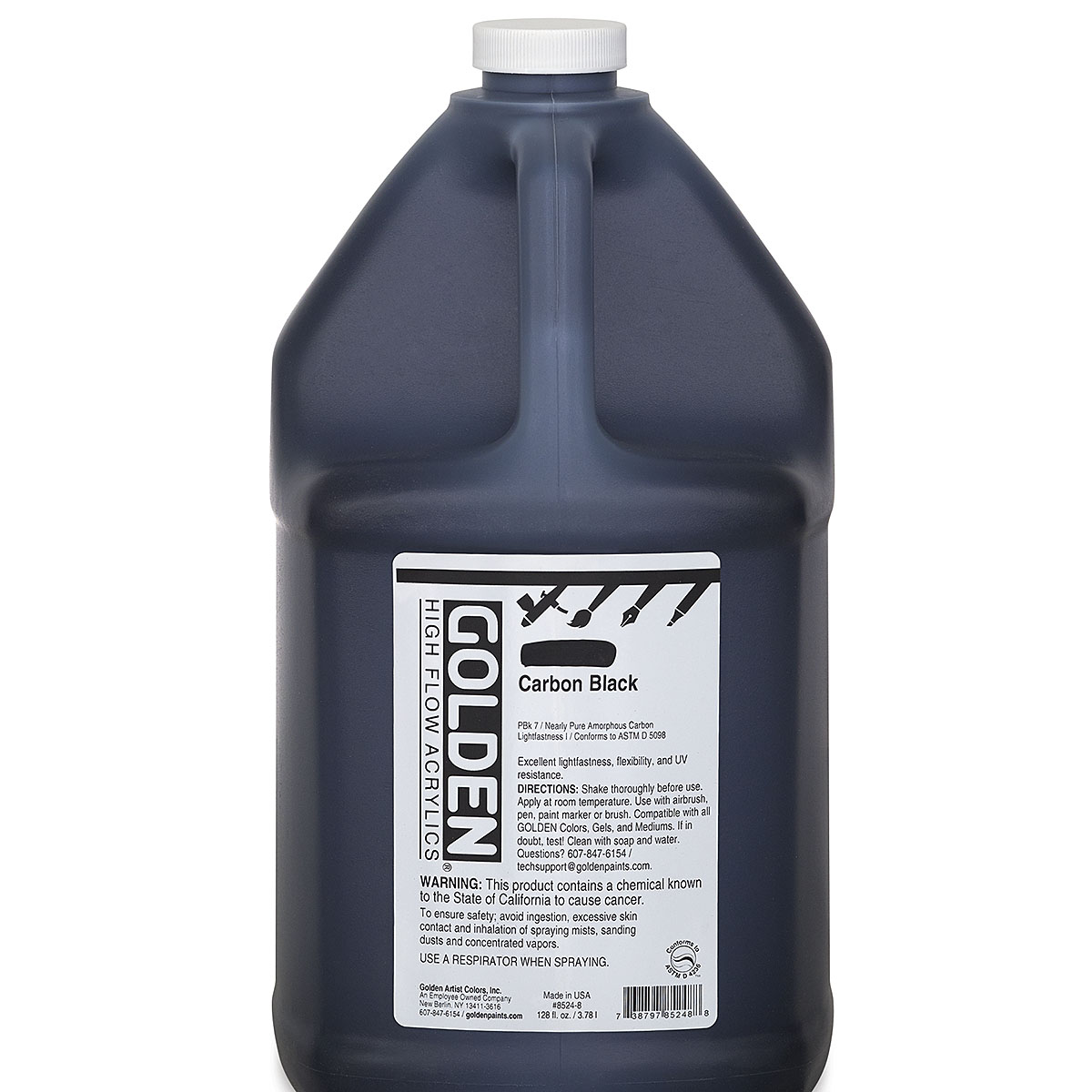 Golden High Flow Acrylics - Dioxazine Purple, 1 oz bottle