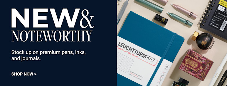 New and Noteworthy. Stock up on premium, inks, and journals. Shop now.