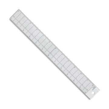 Westcott Grid Ruler - 12, Clear Plastic