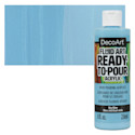 DecoArt Fluid Art Ready-To-Pour Acrylic - Sky Blue, 8 oz Bottle