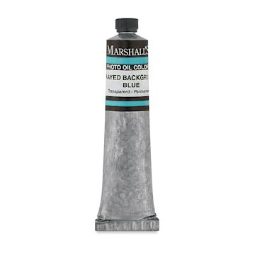 Open in modal - Marshall's Photo Oil Color - Background Gray Blue, 3/4" x 4" Tube