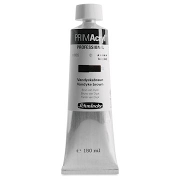 Open in modal - Schmincke Primacryl Professional Acrylic Paint - Vandyke Brown, 150 ml Tube