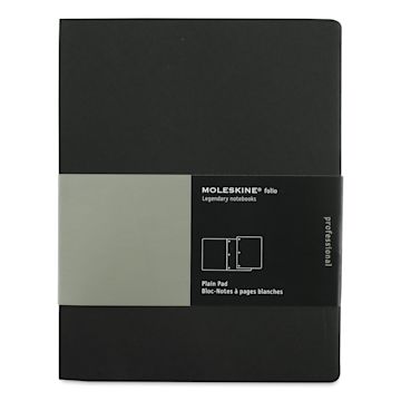 Open in modal - Moleskine Folio Pad with 3-holes - Blank, 11" x 8-1/2", 96 Pages