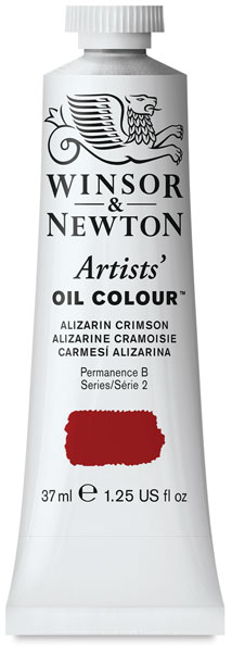 Winsor & Newton Artists' Oil Color - Alizarin Crimson, 37 ml tube