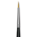 Trekell Synthetic Gold Taklon Brush - Round, Short Handle, Size 1