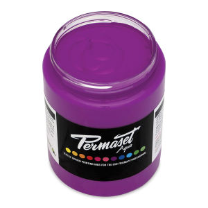 Permaset Aqua Fabric Ink - Supercover Glow Violet, 300 ml