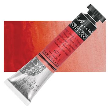 Open in modal - Sennelier French Artists' Watercolor - French Vermilion, 21 ml, Tube