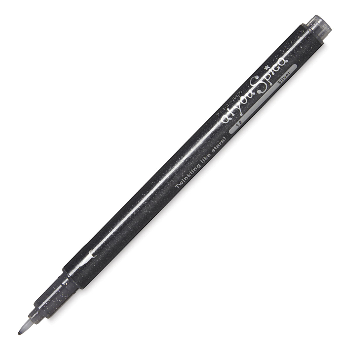 Silver Shimmer Glitter Pen - pens