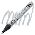 Pebeo Acrylic Marker - Precious Silver, 4 mm, Bullet Nib
