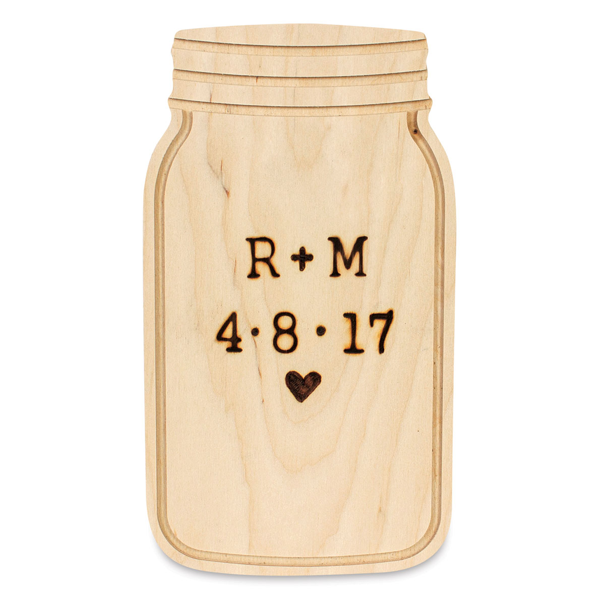  Save the date magnets for wedding wooden mason jar