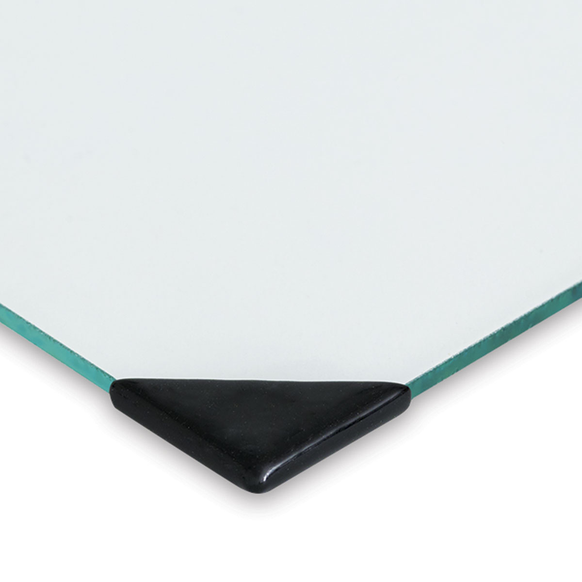 New Wave Posh Glass Tabletop Palette - 12'' x 16'', White