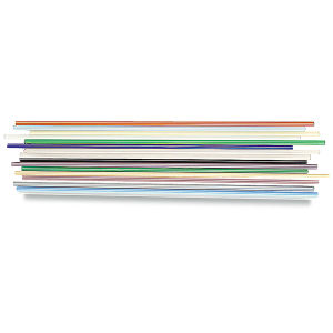 Glass Replacement Rods - Pkg of 15, Assorted Colors