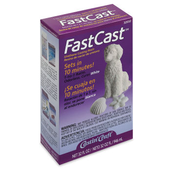 Castin'Craft FastCast Urethane Casting Resin - Angled view of 32 oz package
