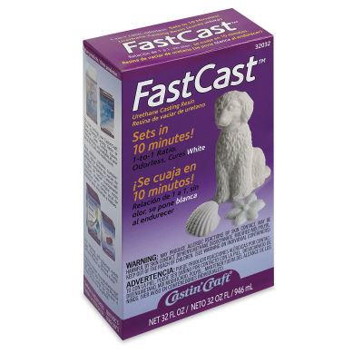 Castin'Craft FastCast Urethane Casting Resin - Angled view of 32 oz package
