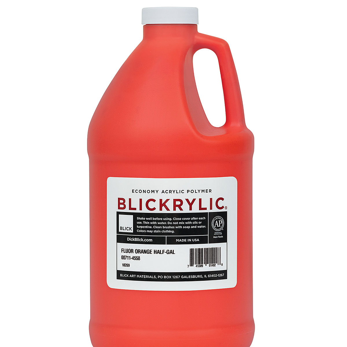 Blickrylic Student Acrylics - Primary Colors, Set of 6, 2 oz