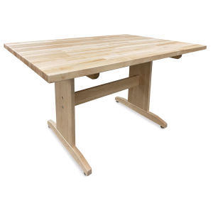 Hann Art Table -  60'' L x 42'' W x 36'' H, Squared Corner, 1.75" Maple Top