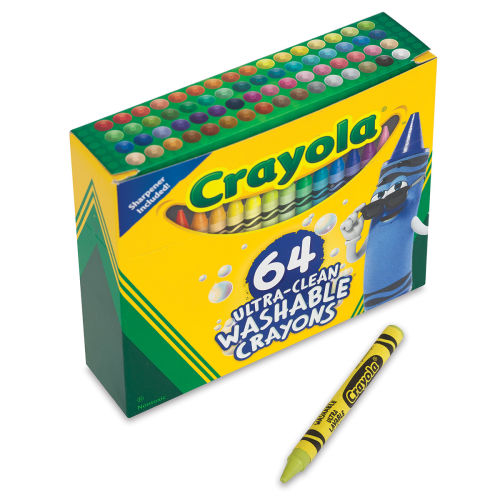 Crayola Large Ultra Clean Washable Crayons, Classic Colors, 8